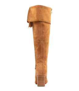 Soprairie Desert Suede Knee High Boots