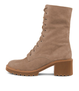 Zack Choc Suede Lace Up Boots
